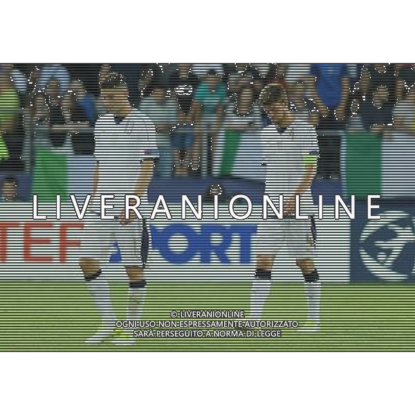 UEFA Campionato Europeo Under 21 Polonia 2017 Semifinale Krakow (Polonia) - 27.06.2017 Spagna-Italia Nella Foto:delusione daniele rugani e mattia caldara a fine gara /Ph.Vitez-Ag. Aldo Liverani