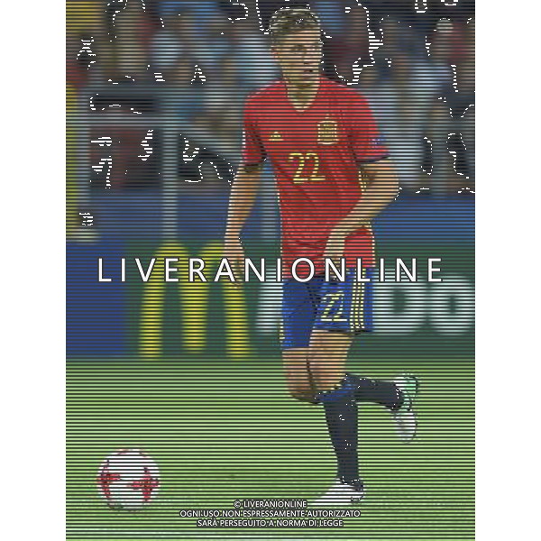 UEFA Campionato Europeo Under 21 Polonia 2017 Semifinale Krakow (Polonia) - 27.06.2017 Spagna-Italia Nella Foto:Marcos Llorente /Ph.Vitez-Ag. Aldo Liverani