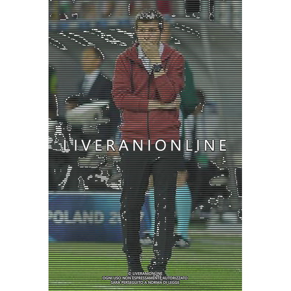 UEFA Campionato Europeo Under 21 Polonia 2017 Semifinale Krakow (Polonia) - 27.06.2017 Spagna-Italia Nella Foto:Albert Celades /Ph.Vitez-Ag. Aldo Liverani