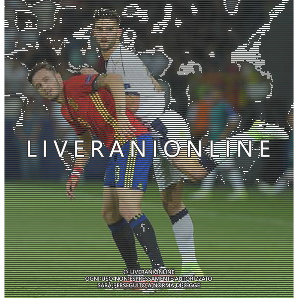 UEFA Campionato Europeo Under 21 Polonia 2017 Semifinale Krakow (Polonia) - 27.06.2017 Spagna-Italia Nella Foto:Saul Niguez - Roberto Gagliardini /Ph.Vitez-Ag. Aldo Liverani