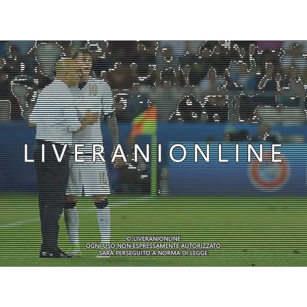 UEFA Campionato Europeo Under 21 Polonia 2017 Semifinale Krakow (Polonia) - 27.06.2017 Spagna-Italia Nella Foto:Luigi Di Biagio e Federico Bernardeschi /Ph.Vitez-Ag. Aldo Liverani