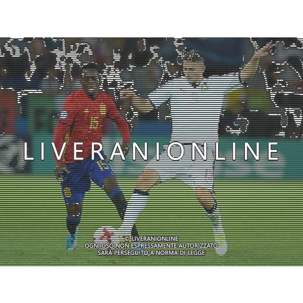 UEFA Campionato Europeo Under 21 Polonia 2017 Semifinale Krakow (Polonia) - 27.06.2017 Spagna-Italia Nella Foto:Mattia Caldara - Inaki Williams /Ph.Vitez-Ag. Aldo Liverani