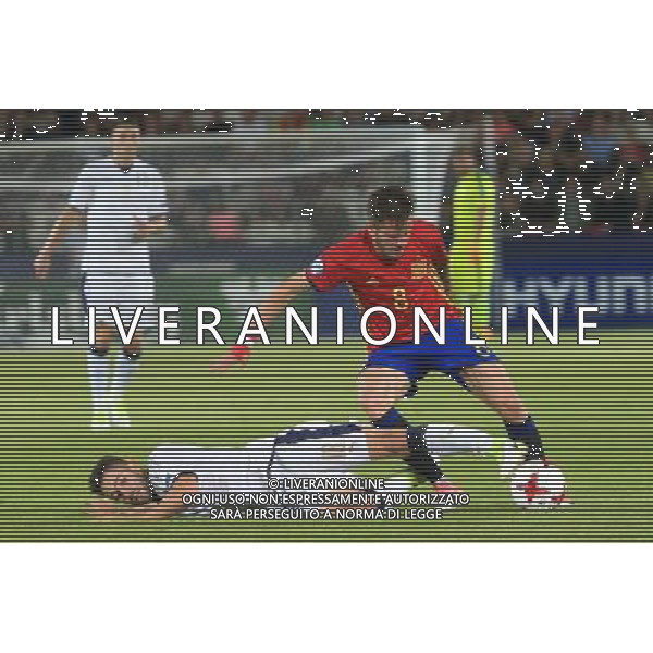 KRAKOW , 27.06.2017 EUROPEAN UNDER-21 CHAMPIONSHIP 2017 GAME SEMI FINALS SPAIN - ITALY MISTRZOSTWA EUROPY U-21 UEFA W PILCE NOZNEJ MECZ POLFINAL DANIA - WLOCHY N/Z. ROBERTO GAGLIARDINI (ITA),SAUL NIGUEZ (ESP) FOTO: TOMASZ MARKOWSKI / NEWSPIX.PL --- Newspix.pl AG ALDO LIVERANI SAS *** Local Caption *** www.newspix.pl mail us: info@newspix.pl call us: 0048 022 23 22 222 --- Polish Picture Agency by Ringier Axel Springer Poland