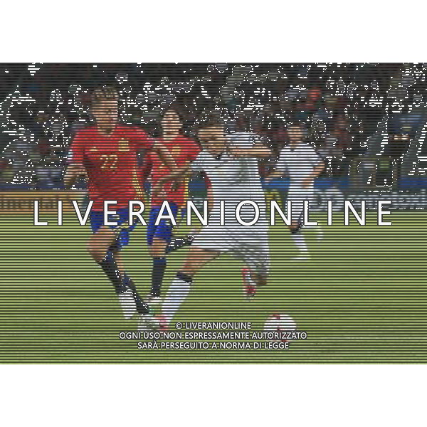 KRAKOW , 27.06.2017 EUROPEAN UNDER-21 CHAMPIONSHIP 2017 GAME SEMI FINALS SPAIN - ITALY MISTRZOSTWA EUROPY U-21 UEFA W PILCE NOZNEJ MECZ POLFINAL DANIA - WLOCHY N/Z. MARCOS LLORENTE (ESP), FEDERICO CHIESA (ITA) FOTO: TOMASZ MARKOWSKI / NEWSPIX.PL --- Newspix.pl AG ALDO LIVERANI SAS *** Local Caption *** www.newspix.pl mail us: info@newspix.pl call us: 0048 022 23 22 222 --- Polish Picture Agency by Ringier Axel Springer Poland