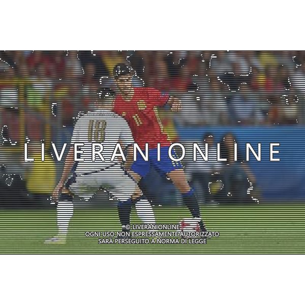 2017.06.27 Krakow Pilka nozna kadra reprezentacja Mistrzostwa Europy U21 Polska 2017 Hiszpania - Wlochy N/z Roberto Gagliardini Marco Asensio Foto Lukasz Laskowski / PressFocus 2017.06.27 Krakow Football UEFA Under21 Championship Poland 2017 Spain vs. Italy Roberto Gagliardini Marco Asensio Credit: Lukasz Laskowski / PressFocus / NEWSPIX.PL --- Newspix.pl AG ALDO LIVERANI SAS *** Local Caption *** www.newspix.pl mail us: info@newspix.pl call us: 0048 022 23 22 222 --- Polish Picture Agency by Ringier Axel Springer Poland