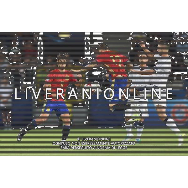 2017.06.27 Krakow Pilka nozna kadra reprezentacja Mistrzostwa Europy U21 Polska 2017 Hiszpania - Wlochy N/z Marco Asensio Sandro Ramirez Roberto Gagliardini Foto Lukasz Laskowski / PressFocus 2017.06.27 Krakow Football UEFA Under21 Championship Poland 2017 Spain vs. Italy Marco Asensio Sandro Ramirez Roberto Gagliardini Credit: Lukasz Laskowski / PressFocus / NEWSPIX.PL --- Newspix.pl AG ALDO LIVERANI SAS *** Local Caption *** www.newspix.pl mail us: info@newspix.pl call us: 0048 022 23 22 222 --- Polish Picture Agency by Ringier Axel Springer Poland