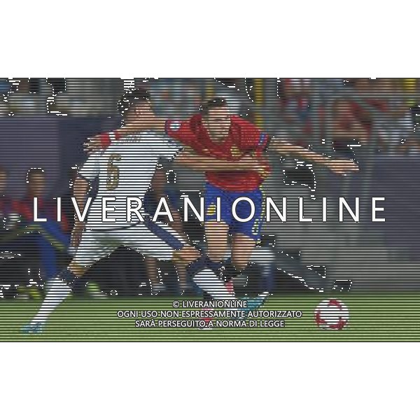 2017.06.27 Krakow Pilka nozna kadra reprezentacja Mistrzostwa Europy U21 Polska 2017 Hiszpania - Wlochy N/z Lorenzo Pellegrini, Saul Niguez Foto Lukasz Laskowski / PressFocus 2017.06.27 Krakow Football UEFA Under21 Championship Poland 2017 Spain vs. Italy Lorenzo Pellegrini, Saul Niguez Credit: Lukasz Laskowski / PressFocus / NEWSPIX.PL --- Newspix.pl AG ALDO LIVERANI SAS *** Local Caption *** www.newspix.pl mail us: info@newspix.pl call us: 0048 022 23 22 222 --- Polish Picture Agency by Ringier Axel Springer Poland