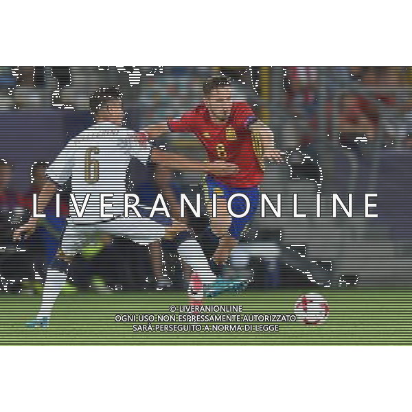 2017.06.27 Krakow Pilka nozna kadra reprezentacja Mistrzostwa Europy U21 Polska 2017 Hiszpania - Wlochy N/z Lorenzo Pellegrini Saul Niguez Foto Lukasz Laskowski / PressFocus 2017.06.27 Krakow Football UEFA Under21 Championship Poland 2017 Spain vs. Italy Lorenzo Pellegrini Saul Niguez Credit: Lukasz Laskowski / PressFocus / NEWSPIX.PL --- Newspix.pl AG ALDO LIVERANI SAS *** Local Caption *** www.newspix.pl mail us: info@newspix.pl call us: 0048 022 23 22 222 --- Polish Picture Agency by Ringier Axel Springer Poland
