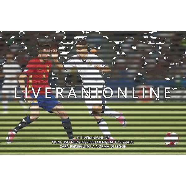 27.06.2017 KRAKOW UL. KALUZY PILKA NOZNA ( FOOTBALL ) MISTRZOSTWA EUROPY UEFA DO LAT 21 POLSKA 2017 ( UEFA EURO UNDER 21 POLAND ) POLFINAL ( SEMIFINAL ) MECZ ( GAME ) HISZPANIA - WLOCHY ( SPAIN - ITALY ) NZ SAUL NIGUEZ, FEDERICO CHIESA FOTO LUKASZ GROCHALA/CYFRASPORT / NEWSPIX.PL --- Newspix.pl AG ALDO LIVERANI SAS *** Local Caption *** www.newspix.pl mail us: info@newspix.pl call us: 0048 022 23 22 222 --- Polish Picture Agency by Ringier Axel Springer Poland