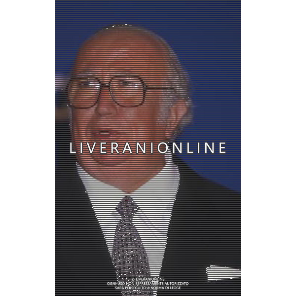 RETROSPETTIVA GIOVANNI SPADOLINI POLITICO NELLA FOTO GIOVANNI SPADOLINI AG ALDO LIVERANI SAS