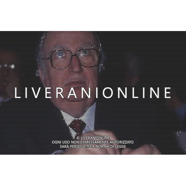 RETROSPETTIVA GIOVANNI SPADOLINI POLITICO NELLA FOTO GIOVANNI SPADOLINI AG ALDO LIVERANI SAS