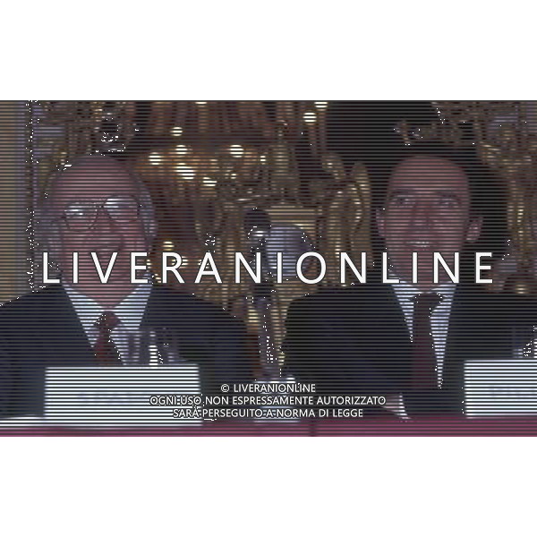 RETROSPETTIVA GIOVANNI SPADOLINI POLITICO NELLA FOTO GIOVANNI SPADOLINI CON PAOLO PILLITTERI AG ALDO LIVERANI SAS