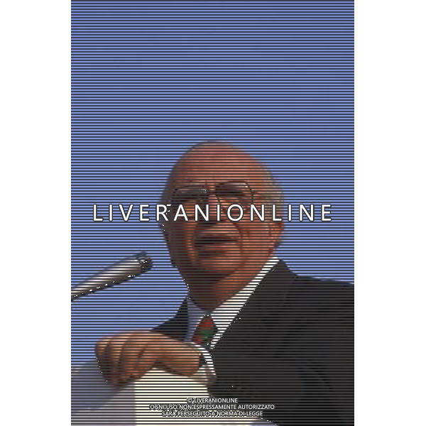 RETROSPETTIVA GIOVANNI SPADOLINI POLITICO NELLA FOTO GIOVANNI SPADOLINI AG ALDO LIVERANI SAS