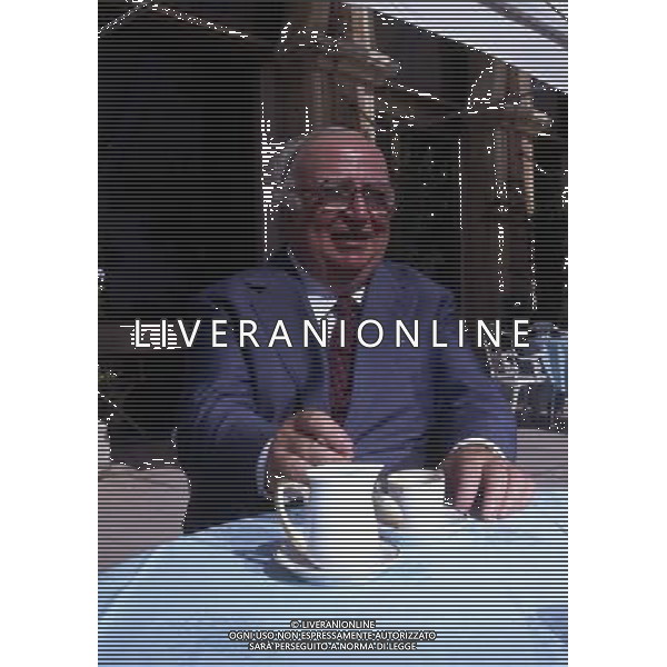 RETROSPETTIVA GIOVANNI SPADOLINI POLITICO NELLA FOTO GIOVANNI SPADOLINI AG ALDO LIVERANI SAS