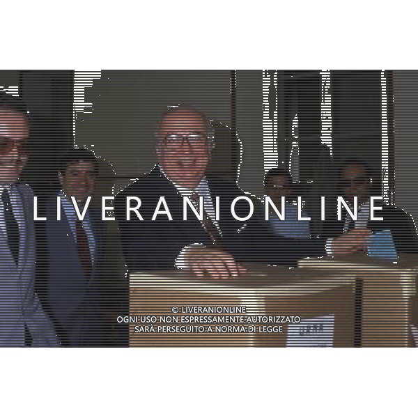 RETROSPETTIVA GIOVANNI SPADOLINI POLITICO NELLA FOTO GIOVANNI SPADOLINI AG ALDO LIVERANI SAS