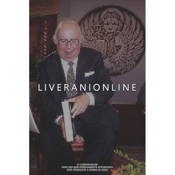 RETROSPETTIVA GIOVANNI SPADOLINI POLITICO NELLA FOTO GIOVANNI SPADOLINI AG ALDO LIVERANI SAS