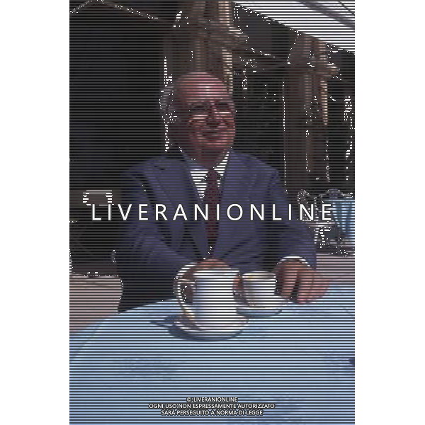 RETROSPETTIVA GIOVANNI SPADOLINI POLITICO NELLA FOTO GIOVANNI SPADOLINI AG ALDO LIVERANI SAS