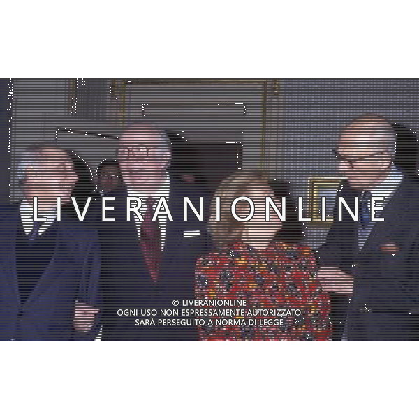 RETROSPETTIVA GIOVANNI SPADOLINI POLITICO NELLA FOTO GIOVANNI SPADOLINI CON INDRO MONTANELLI AG ALDO LIVERANI SAS