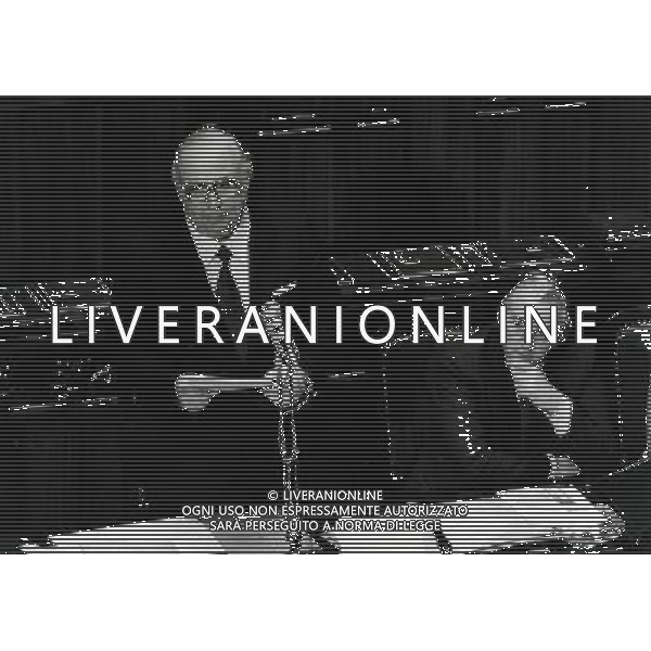 RETROSPETTIVA GIOVANNI SPADOLINI POLITICO NELLA FOTO GIOVANNI SPADOLINI CON RADI AG ALDO LIVERANI SAS