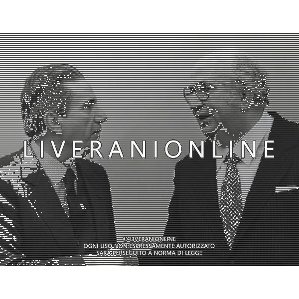 RETROSPETTIVA GIOVANNI SPADOLINI POLITICO NELLA FOTO GIOVANNI SPADOLINI CON AMBASCIATORE GRECIA S. VASSILICOS AG ALDO LIVERANI SAS
