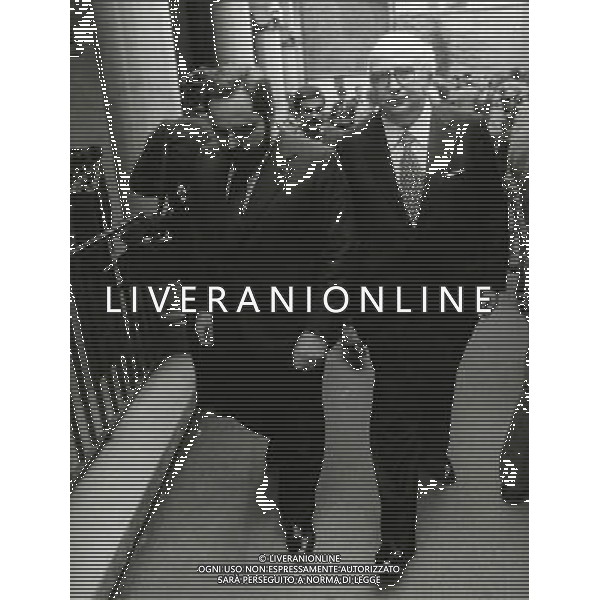 RETROSPETTIVA GIOVANNI SPADOLINI POLITICO NELLA FOTO GIOVANNI SPADOLINI CON ANGELO RIZZOLI AG ALDO LIVERANI SAS