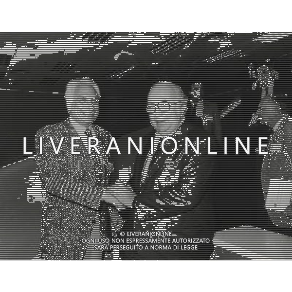 RETROSPETTIVA GIOVANNI SPADOLINI POLITICO NELLA FOTO GIOVANNI SPADOLINI CON MARCO PANNELLA AG ALDO LIVERANI SAS