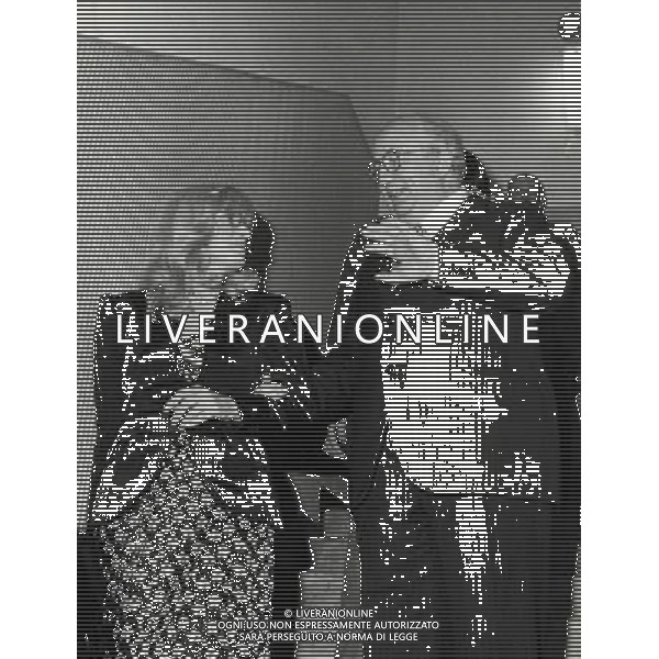 RETROSPETTIVA GIOVANNI SPADOLINI POLITICO NELLA FOTO GIOVANNI SPADOLINI CON MONICA VITTI AG ALDO LIVERANI SAS