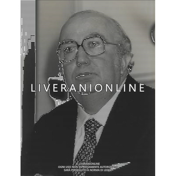 RETROSPETTIVA GIOVANNI SPADOLINI POLITICO NELLA FOTO GIOVANNI SPADOLINI AG ALDO LIVERANI SAS