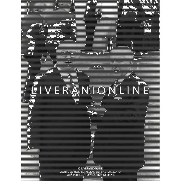 RETROSPETTIVA GIOVANNI SPADOLINI POLITICO NELLA FOTO GIOVANNI SPADOLINI CON PIERRE WERNER PRIMO MINISTRO LUSSEMBURGHESE AG ALDO LIVERANI SAS