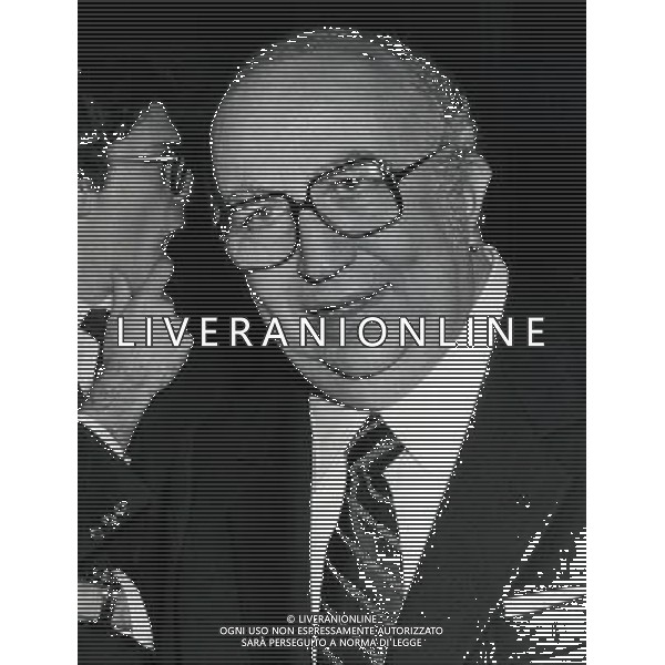 RETROSPETTIVA GIOVANNI SPADOLINI POLITICO NELLA FOTO GIOVANNI SPADOLINI AG ALDO LIVERANI SAS
