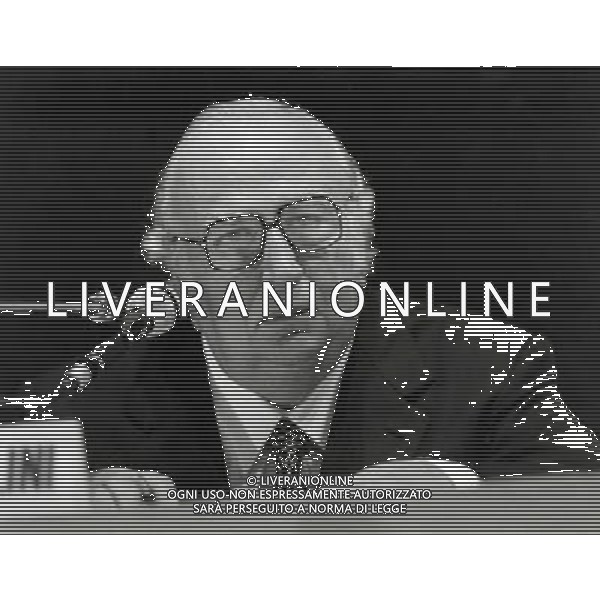 RETROSPETTIVA GIOVANNI SPADOLINI POLITICO NELLA FOTO GIOVANNI SPADOLINI AG ALDO LIVERANI SAS