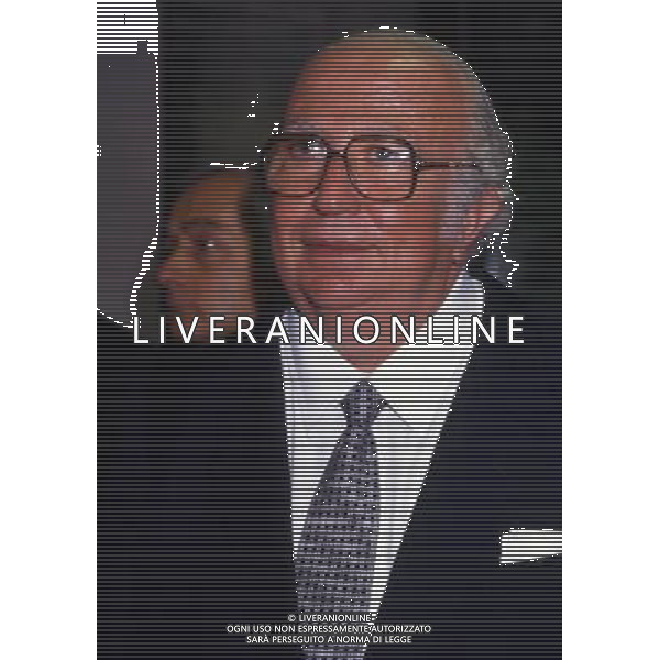 RETROSPETTIVA GIOVANNI SPADOLINI POLITICO NELLA FOTO GIOVANNI SPADOLINI AG ALDO LIVERANI SAS