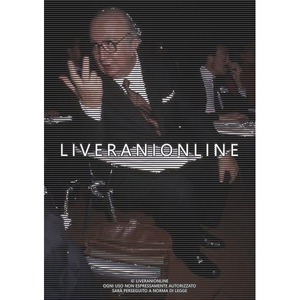 RETROSPETTIVA GIOVANNI SPADOLINI POLITICO NELLA FOTO GIOVANNI SPADOLINI AG ALDO LIVERANI SAS