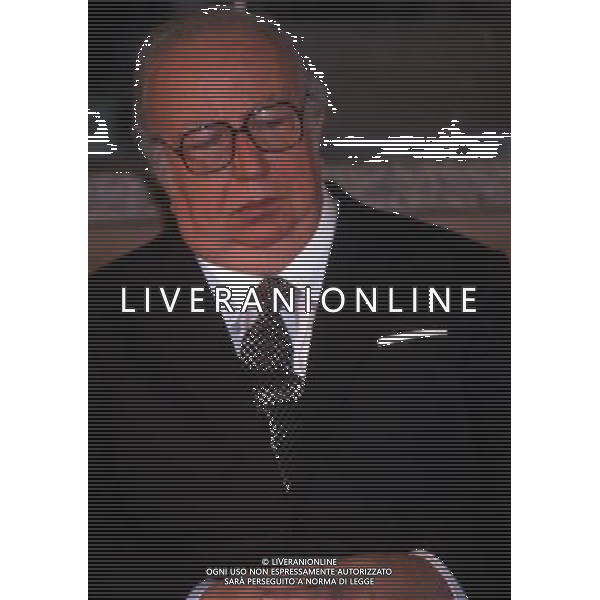 RETROSPETTIVA GIOVANNI SPADOLINI POLITICO NELLA FOTO GIOVANNI SPADOLINI AG ALDO LIVERANI SAS