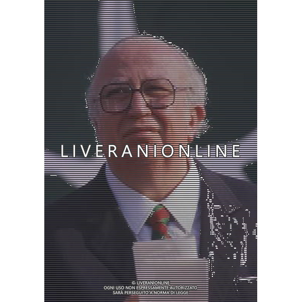RETROSPETTIVA GIOVANNI SPADOLINI POLITICO NELLA FOTO GIOVANNI SPADOLINI AG ALDO LIVERANI SAS