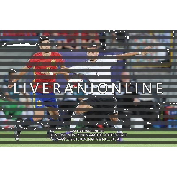 2017.06.30 Krakow Pilka nozna Mistrzostwa Europy U21 Euro U21 Final Niemcy - Hiszpania (Germany - Spain) N/z Marco Asensio Jeremy Toljan Foto Lukasz Sobala / PressFocus 2017.06.30 Krakow Football UEFA Under21 Championship Poland 2017 Final Niemcy - Hiszpania (Germany - Spain) Marco Asensio Jeremy Toljan Credit: Lukasz Sobala / PressFocus / NEWSPIX.PL --- Newspix.pl / AGENZIA ALDO LIVERANI SAS - ITALY ONLY EDITORIAL USE ONLY - Germania - Spagna Finale UEFA Campionato Europeo Under 21 Polonia 2017 Krakow (Polonia) - 30.06.2017