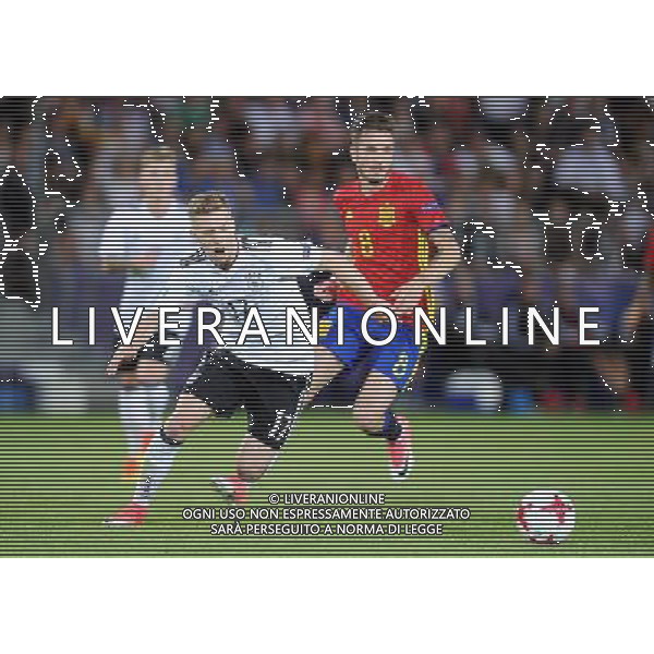 2017.06.30 Krakow Pilka nozna Mistrzostwa Europy U21 Euro U21 Final Niemcy - Hiszpania (Germany - Spain) N/z Mitchell Weiser Saul Niguez Foto Lukasz Sobala / PressFocus 2017.06.30 Krakow Football UEFA Under21 Championship Poland 2017 Final Niemcy - Hiszpania (Germany - Spain) Mitchell Weiser Saul Niguez Credit: Lukasz Sobala / PressFocus / NEWSPIX.PL --- Newspix.pl / AGENZIA ALDO LIVERANI SAS - ITALY ONLY EDITORIAL USE ONLY - Germania - Spagna Finale UEFA Campionato Europeo Under 21 Polonia 2017 Krakow (Polonia) - 30.06.2017