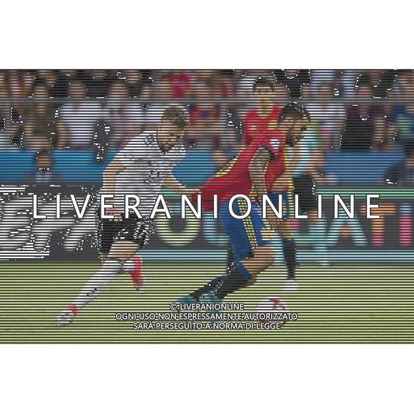 2017.06.30, Krakow Pilka nozna, kadra, reprezentacja Mistrzostwa Europy U21 Polska 2017 Mecz finalowy Niemcy - Hiszpania N/z Mitchell Weiser, Dani Ceballos Foto Rafal Oleksiewicz / PressFocus 2017.06.30, Krakow Football UEFA Under21 Championship Poland 2017 Final match Germany - Spain Mitchell Weiser, Dani Ceballos Credit: Rafal Oleksiewicz / PressFocus / NEWSPIX.PL --- Newspix.pl / AGENZIA ALDO LIVERANI SAS - ITALY ONLY EDITORIAL USE ONLY - Germania - Spagna Finale UEFA Campionato Europeo Under 21 Polonia 2017 Krakow (Polonia) - 30.06.2017