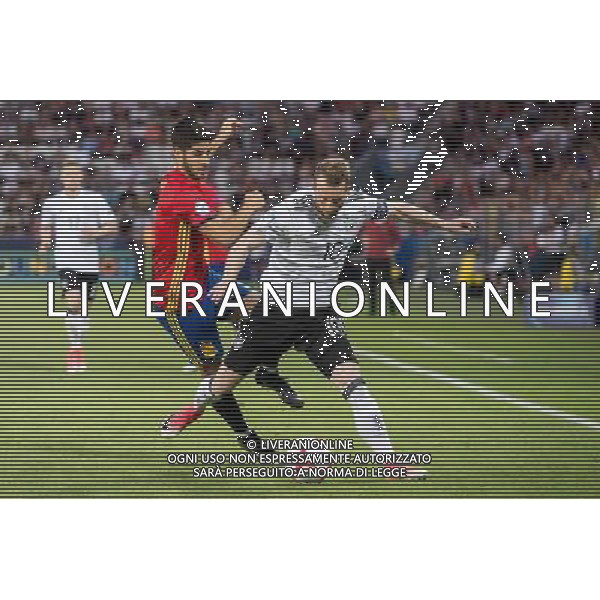 2017.06.30, Krakow Pilka nozna, kadra, reprezentacja Mistrzostwa Europy U21 Polska 2017 Mecz finalowy Niemcy - Hiszpania N/z Marco Asensio (ESP), Maximilian Arnold (GER) Foto Rafal Oleksiewicz / PressFocus 2017.06.30, Krakow Football UEFA Under21 Championship Poland 2017 Final match Germany - Spain Marco Asensio (ESP), Maximilian Arnold (GER) Credit: Rafal Oleksiewicz / PressFocus / NEWSPIX.PL --- Newspix.pl / AGENZIA ALDO LIVERANI SAS - ITALY ONLY EDITORIAL USE ONLY - Germania - Spagna Finale UEFA Campionato Europeo Under 21 Polonia 2017 Krakow (Polonia) - 30.06.2017