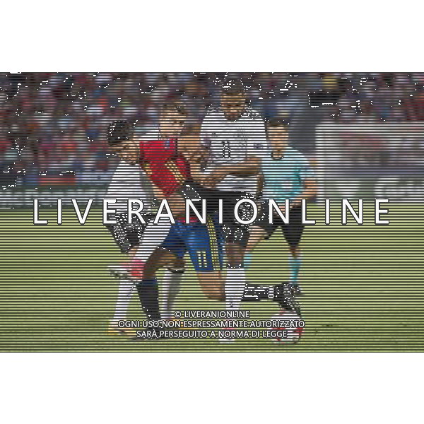 2017.06.30, Krakow Pilka nozna, kadra, reprezentacja Mistrzostwa Europy U21 Polska 2017 Mecz finalowy Niemcy - Hiszpania N/z Marco Asensio (ESP), Serge Gnabry (GER) Foto Rafal Oleksiewicz / PressFocus 2017.06.30, Krakow Football UEFA Under21 Championship Poland 2017 Final match Germany - Spain Marco Asensio (ESP), Serge Gnabry (GER) Credit: Rafal Oleksiewicz / PressFocus / NEWSPIX.PL --- Newspix.pl / AGENZIA ALDO LIVERANI SAS - ITALY ONLY EDITORIAL USE ONLY - Germania - Spagna Finale UEFA Campionato Europeo Under 21 Polonia 2017 Krakow (Polonia) - 30.06.2017