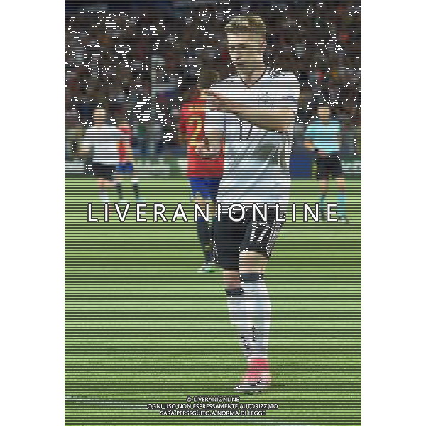 UEFA Campionato Europeo Under 21 Polonia 2017 Finale Krakow (Polonia) - 30.06.2017 Germania-Spagna Nella Foto:weiser esultanza dopo il gol /Ph.Vitez-Ag. Aldo Liverani