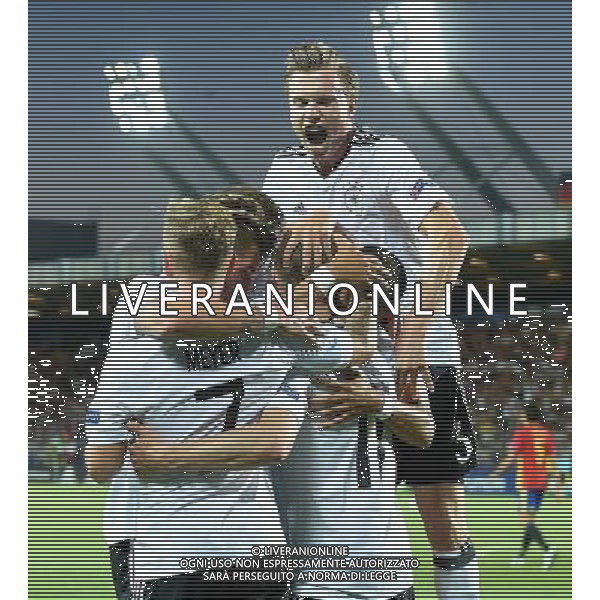 UEFA Campionato Europeo Under 21 Polonia 2017 Finale Krakow (Polonia) - 30.06.2017 Germania-Spagna Nella Foto:weiser esultanza dopo il gol /Ph.Vitez-Ag. Aldo Liverani