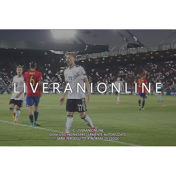 Krakow , Stadion im Jozefa Pilsudskiego 30.06.2017 Sport , Pilka nozna Reprezentacja , Kadra , U-21, Mistrzostwa Europy U21 2017 Final Niemcy U21 - Hiszpania U21 NZ Mitchell Weiser ( GER ) radosc , celebration , Niemcy , Germany bramka gol 1-0 - esultanza dopo il gol FOT Michal Nowak / Newspix.pl Krakow , Jozef Pilsudski\'s Stadium 30.06.2017 Sport , Football National Teams , UEFA Under-21 European Championship Poland 2017 , Final Game Germany U-21 - Spain U-21 photo by Michal Nowak / Newspix.pl --- Newspix.pl / AGENZIA ALDO LIVERANI SAS - ITALY ONLY EDITORIAL USE ONLY - Germania - Spagna Finale UEFA Campionato Europeo Under 21 Polonia 2017 Krakow (Polonia) - 30.06.2017