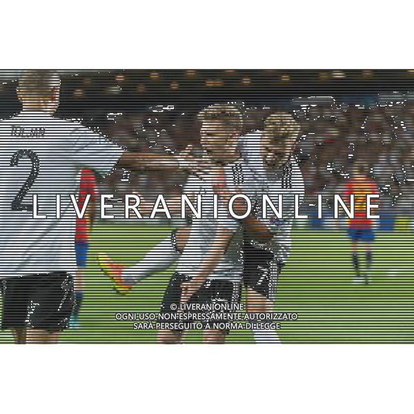 2017.06.30 Krakow Pilka nozna kadra reprezentacja Mistrzostwa Europy U21 Polska 2017 Niemcy - Hiszpania N/z bramka gol radosc na 1-0 Mitchell Weiser Foto Pawel Andrachiewicz / PressFocus 2017.06.30 Krakow Football UEFA Under21 Championship Poland 2017 Germany vs. Spain bramka gol radosc na 1-0 Mitchell Weiser - esultanza dopo il gol Credit: Pawel Andrachiewicz / PressFocus / NEWSPIX.PL --- Newspix.pl / AGENZIA ALDO LIVERANI SAS - ITALY ONLY EDITORIAL USE ONLY - Germania - Spagna Finale UEFA Campionato Europeo Under 21 Polonia 2017 Krakow (Polonia) - 30.06.2017