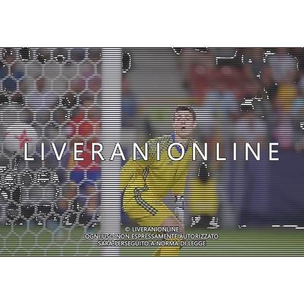 2017.06.30 Krakow Pilka nozna Mistrzostwa Europy U21 Euro U21 Final Niemcy - Hiszpania (Germany - Spain) N/z bramka gol radosc 1:0 Mitchell Weiser Kepa Arrizabalaga Foto Lukasz Sobala / PressFocus 2017.06.30 Krakow Football UEFA Under21 Championship Poland 2017 Final Niemcy - Hiszpania (Germany - Spain) bramka gol radosc 1:0 Mitchell Weiser Kepa Arrizabalaga Credit: Lukasz Sobala / PressFocus / NEWSPIX.PL --- Newspix.pl / AGENZIA ALDO LIVERANI SAS - ITALY ONLY EDITORIAL USE ONLY - Germania - Spagna Finale UEFA Campionato Europeo Under 21 Polonia 2017 Krakow (Polonia) - 30.06.2017