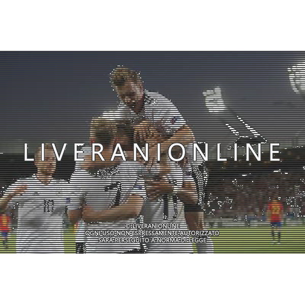 KRAKOW , 30.06.2017 EUROPEAN UNDER-21 CHAMPIONSHIP 2017 GAME FINAL GERMANY - SPAIN MISTRZOSTWA EUROPY U-21 UEFA W PILCE NOZNEJ MECZ FINAL NIEMCY - HISZPANIA - esultanza dopo il gol N/Z. MITCHELL WEISER RADOSC ZAWODNIKOW BRAMKA FOTO: TOMASZ MARKOWSKI / NEWSPIX.PL --- Newspix.pl / AGENZIA ALDO LIVERANI SAS - ITALY ONLY EDITORIAL USE ONLY - Germania - Spagna Finale UEFA Campionato Europeo Under 21 Polonia 2017 Krakow (Polonia) - 30.06.2017