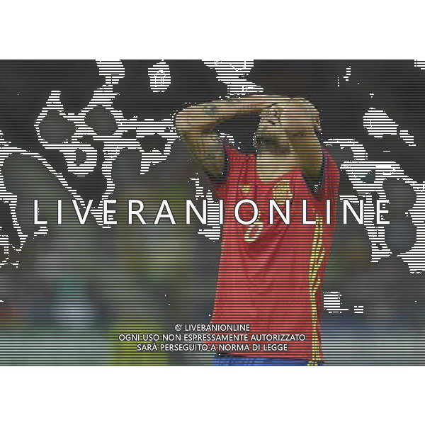 UEFA Campionato Europeo Under 21 Polonia 2017 Finale Krakow (Polonia) - 30.06.2017 Germania-Spagna Nella Foto:delusione ceballos /Ph.Vitez-Ag. Aldo Liverani