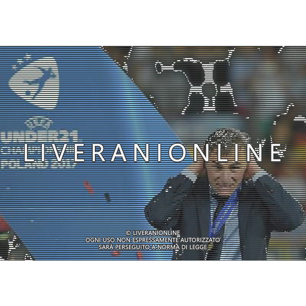 UEFA Campionato Europeo Under 21 Polonia 2017 Finale Krakow (Polonia) - 30.06.2017 Germania-Spagna Nella Foto: esultanza di kuntz che festeggia la vittoria /Ph.Vitez-Ag. Aldo Liverani