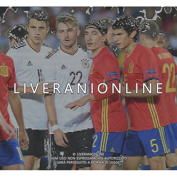 UEFA Campionato Europeo Under 21 Polonia 2017 Finale Krakow (Polonia) - 30.06.2017 Germania-Spagna Nella Foto:Marc-Oliver Kempf,Maximilian Philipp,Hector Bellerin,Jesus Vallejo /Ph.Vitez-Ag. Aldo Liverani