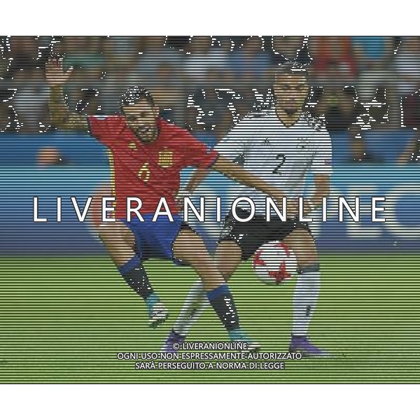 UEFA Campionato Europeo Under 21 Polonia 2017 Finale Krakow (Polonia) - 30.06.2017 Germania-Spagna Nella Foto:Dani Ceballos - Jeremy Toljan /Ph.Vitez-Ag. Aldo Liverani